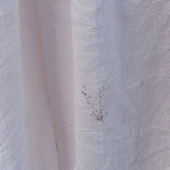 NY Collection White Lace Tiered Maxi Dress, L - Picture 7 of 7